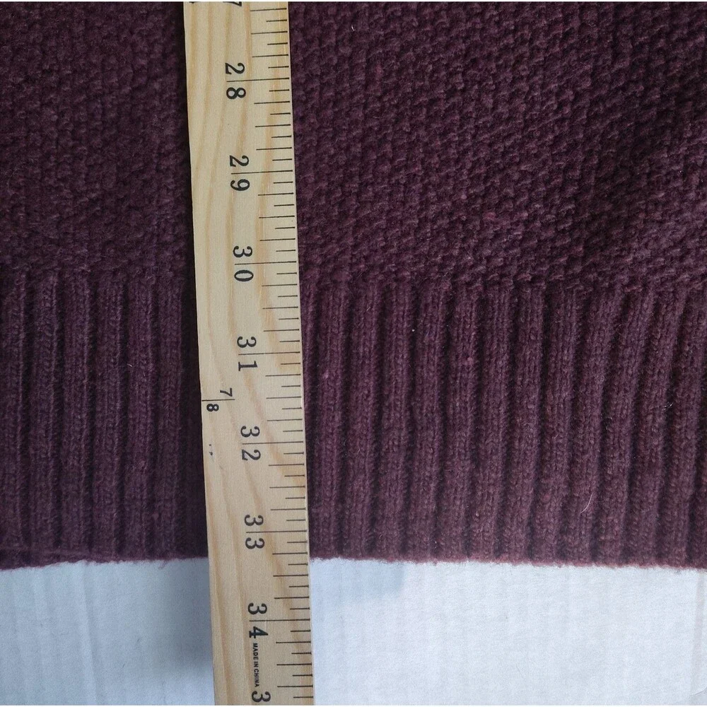 Polo Ralph Lauren Men's 4XL Tall Crewneck Sweater Burgundy Wool Blend NWT $148